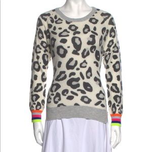 Brodie Cashmere - Leopard Print Sweater
